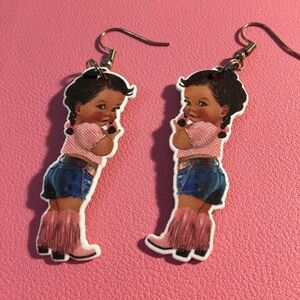 Cute Cowgirl ladies western earrings